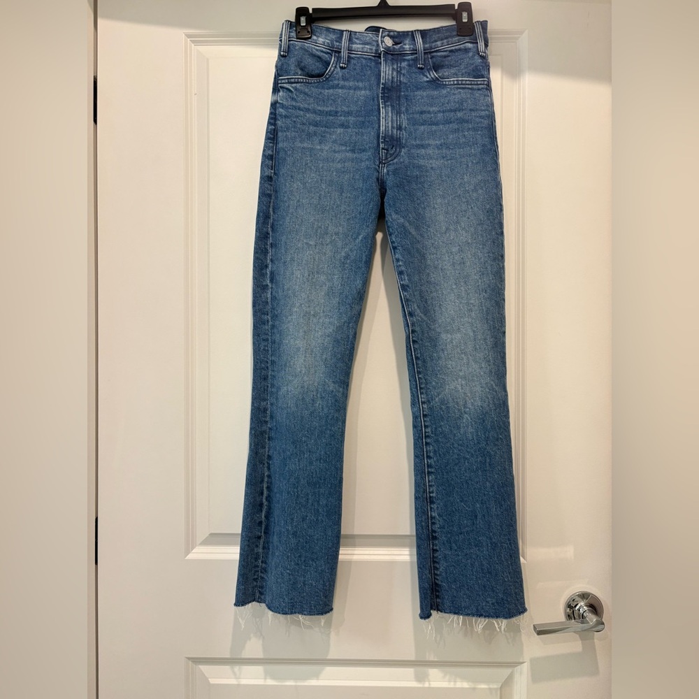 MOTHER Flare/Straight Jeans in Classic Blue